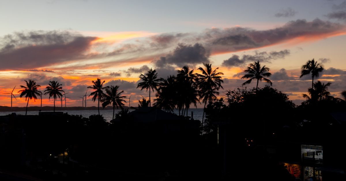 Pôr do sol em Icaraí de Amontada